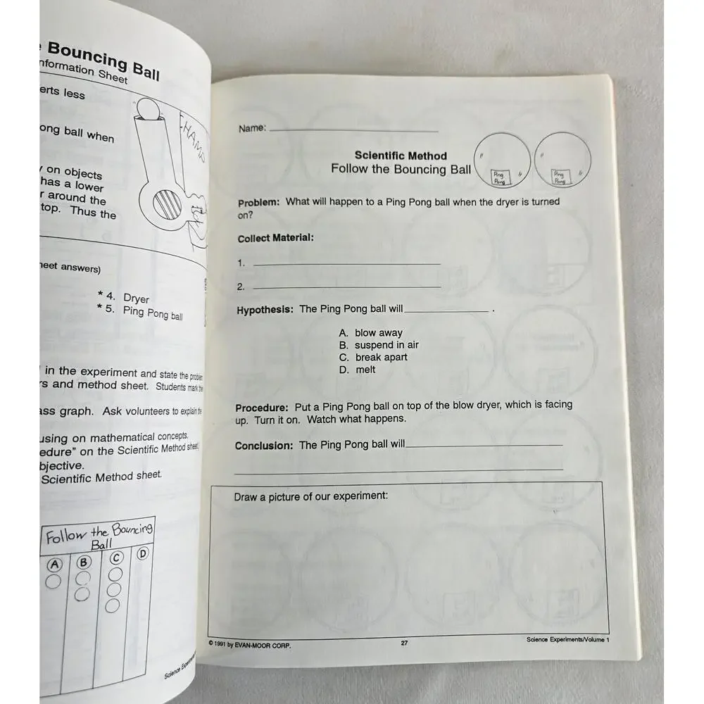 Evan-Moor Science Books Grades Pre-School/Pre-K to 3rd Grade Homeschool Teacher